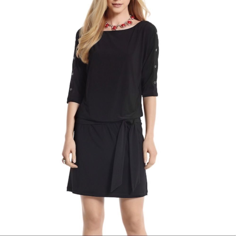 WHBM S lbd DOLMAN-SLEEVE BLOUSON DRESS
570…
